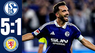 FC Schalke 04  Eintracht Braunschweig  51  HIGHLIGHTS  2 Bundesliga 20242025 [upl. by Aubrey593]