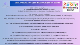 3rd Annual Neurodiversity Summit amp NEW Resource Fair [upl. by Venita]