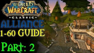 Classic WoW Pt 2 Loch Modan  Darkshore 1216 Alliance 160 Guide [upl. by Herstein]