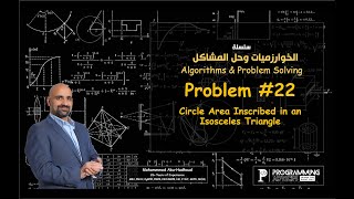 Problem 22 Circle Area Inscribed in an Isosceles Triangle [upl. by Ros973]