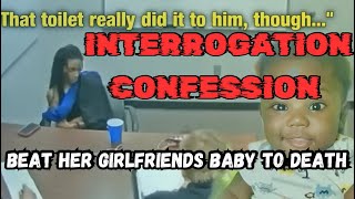 Interrogation Confession Woman Who Beat Her Partners Baby To Death americanfamilymurder [upl. by Seiter]