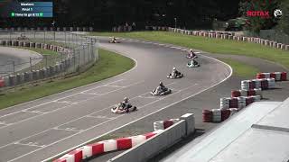 Rotax Euro Trophy Wackersdorf 2020 Masters Final 1 [upl. by Inaj]