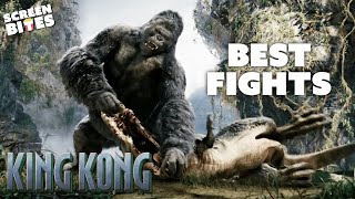 Best Fight Scenes  King Kong 2005  Screen Bites [upl. by Mandel]