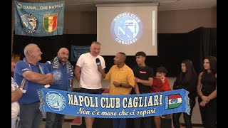 Siamo stati al Napoli Club Cagliari 😍👏 Anche coi tifosi sardi 🤝 Sentite il loro pronostico 🧐 [upl. by Nefets]