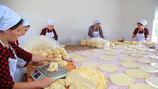 Mostsold and famous flatbread in Uzbekistan [upl. by Eessej]