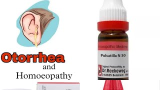 Otorrhea कान बहना को कैसे ठिक करे कौनसी दवा ले  Effective homoeopathic medicine for otorrhea [upl. by Gignac]