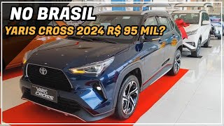 CONFIRMADO TOYOTA YARIS CROSS 2024 PARA O BRASIL MOTORES PREÇOS COMO FICAM MELHOR QUE KICKS 2024 [upl. by Gilliam]