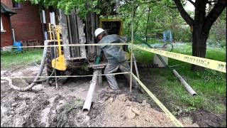 Geothermal Install  Waterloo house  Part 1 [upl. by Krueger781]