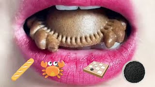 ASMR eating emoji challenge mukbang asmreating asmr asmrfood eating asmrvideo [upl. by Rubia]