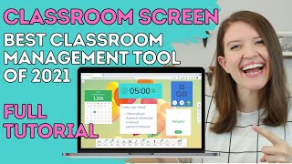 Classroomscreen Full Teacher Tutorial  Tech Tips for Teachers [upl. by Milka]