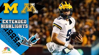 Michigan vs Minnesota  EXTENDED HIGHLIGHTS  1072023  NBC Sports [upl. by Kathlin]