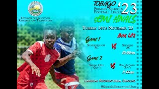 BOYS u12 Tobago Primary School Football League 2023 Semi Finals Scarborough AC vs Speyside AC [upl. by Eta]