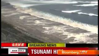 quotJapan Tsunamiquot  Wall of Water Tsunami in Japan 2011 [upl. by Abibah]