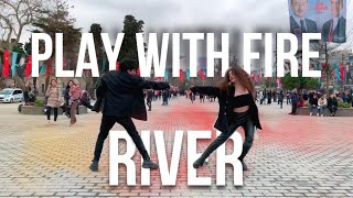 KPOP IN PUBLIC TÜRKİYE YEJI X HYUNJIN  RIVER  PLAY WITH FIRE DANCE COVER TEAMWSTW [upl. by Dela844]