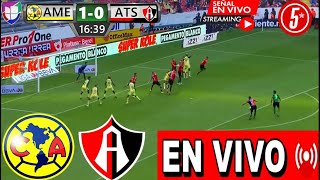 América vs Atlas En Vivo Partido Donde Ver JUEGA AMERICA VS ATLAS LEAGUES CUP 2024 16Vos [upl. by Asilet518]