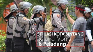 Situasi kota Sintang jelang Putusan Vonis 6 Peladang [upl. by Bergmann]