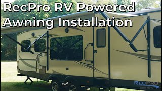 RecPro RV Powered Awning Installation [upl. by Manya]