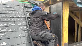 Installing Lead CheeksHead Flashings And Jambs To A Vented Dormer [upl. by Sikras]