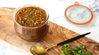 Smoky Red Chimichurri Sauce [upl. by Refinneg]