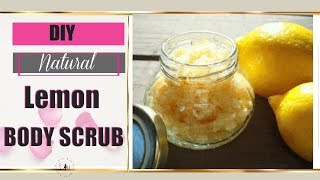 DIY Lemon Body Scrub  Homemade Lemon Body ScrubTamiGlamiMumi [upl. by Odnuges]