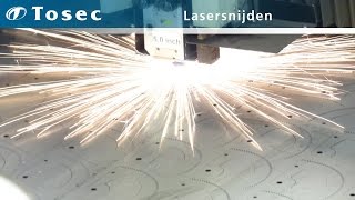 Lasersnijden van staal RVS en aluminium  Laser snijden Tosec [upl. by Aerdnas301]