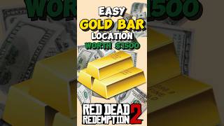 EASY GOLD BAR LOCATION  Red Dead Redemption 2 gaming shorts short [upl. by Guinn]