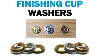 How to Install Finishing Cup Washers  Fasteners 101 [upl. by Dmitri]