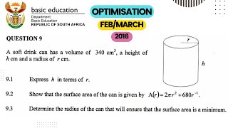 Optimisation  FebMarch 2016  NSCDBE [upl. by Adalbert]