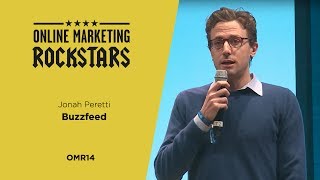 Jonah Peretti Founder CEO BuzzFeed  Online Marketing Rockstars 2014  OMR14 [upl. by Irneh217]