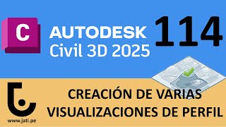 CURSO CIVIL 3D 2025  CLASE 114 CREACIÓN DE VARIAS VISUALIZACIONES DE PERFIL [upl. by Leblanc]