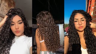 finalização para cabelo cacheado e ondulado✨ [upl. by Lirva66]