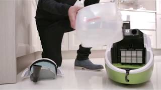 POLTI Vaporetto Lecoaspira  water vacuum cleaner the double power of nature [upl. by Gamages]