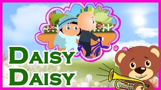 Daisy Bell  Sing A Long  Nursery Rhyme [upl. by Nolahp]