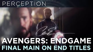 Marvel Studios Avengers Endgame Main On End Title Sequence [upl. by Ot]