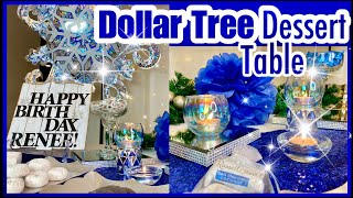 EASY DIY DOLLAR TREE DESSERT TABLE [upl. by Lledniuq541]