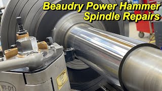 Beaudry Power Hammer Machining Part 1 [upl. by Adnavoj]