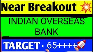 INDIAN OVERSEAS BANK SHARE LATEST NEWS TODAYIOB SHAREIOBSHARE TARGETIOB SHARE ANALYSIS [upl. by Tnek]