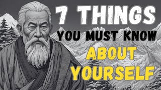 7 Important Things You Need to Know About Yourself Buddhist Wisdom [upl. by Campman]