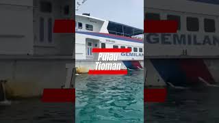 Mersing  Pulau Tioman ferry tiomanisland shortsvideo [upl. by Tteltrab]