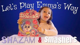 Shnooks Character Shazam and Smashers 3 Pack by Zuru  Toy Review [upl. by Earissed]