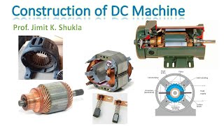 Basic Electrical Engineering  Module 5  Construction of DC Machines  Lecture 38 [upl. by Arnoldo]