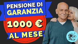 La PENSIONE DI GARANZIA 👉 1000€ al mese PER TUTTI❗️Ecco la propostaidea 💡 [upl. by Oicneconi]