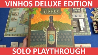 Vinhos Deluxe Edition  Solo Playthrough [upl. by Odell]