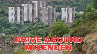 Drive Around Mixenden Calderdale West Yorkshire England [upl. by Eicam]