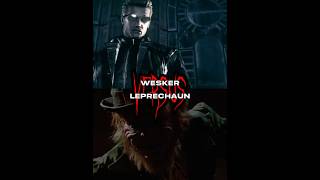 Wesker vs Leprechaun 1v1 edit leprechaun albertwesker residentevil horrorshorts [upl. by Sreip]