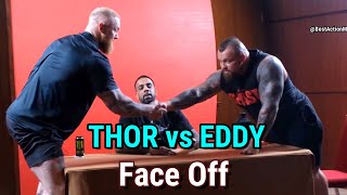 EDDIE HALL vs THOR Face off  Eddie vs Thor Confrontation [upl. by Haskell]