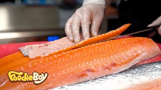 Amazing Best Salmon Cutting Skills Collection Videos [upl. by Kyre422]