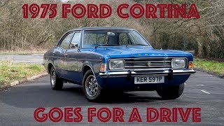 1975 Ford Mk3 Cortina 2000e goes for a Drive [upl. by Paula]