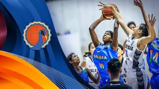 Malaysia v India  Final  Full Game  FIBA U16 Womens Asian Championship 2017  DIV B [upl. by Horter883]