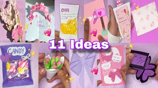 ✨ 11 DIY IDEAS  EASY PRESENTS IDEAS [upl. by Bernadene]